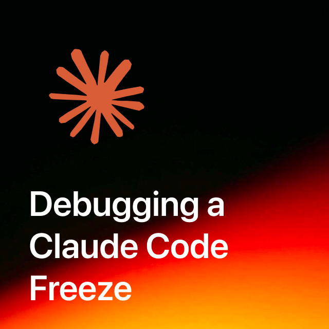 Debugging a Claude Code Freeze